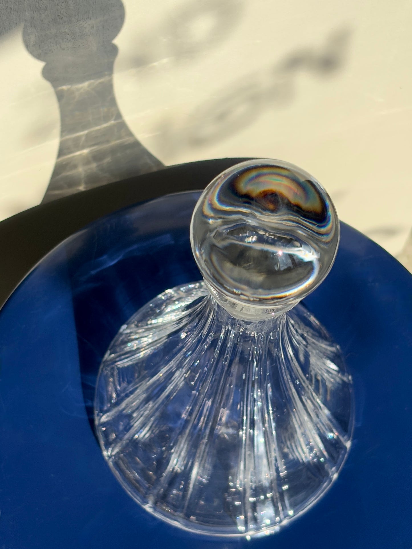 WHISKEY DECANTER WITH STOPPER