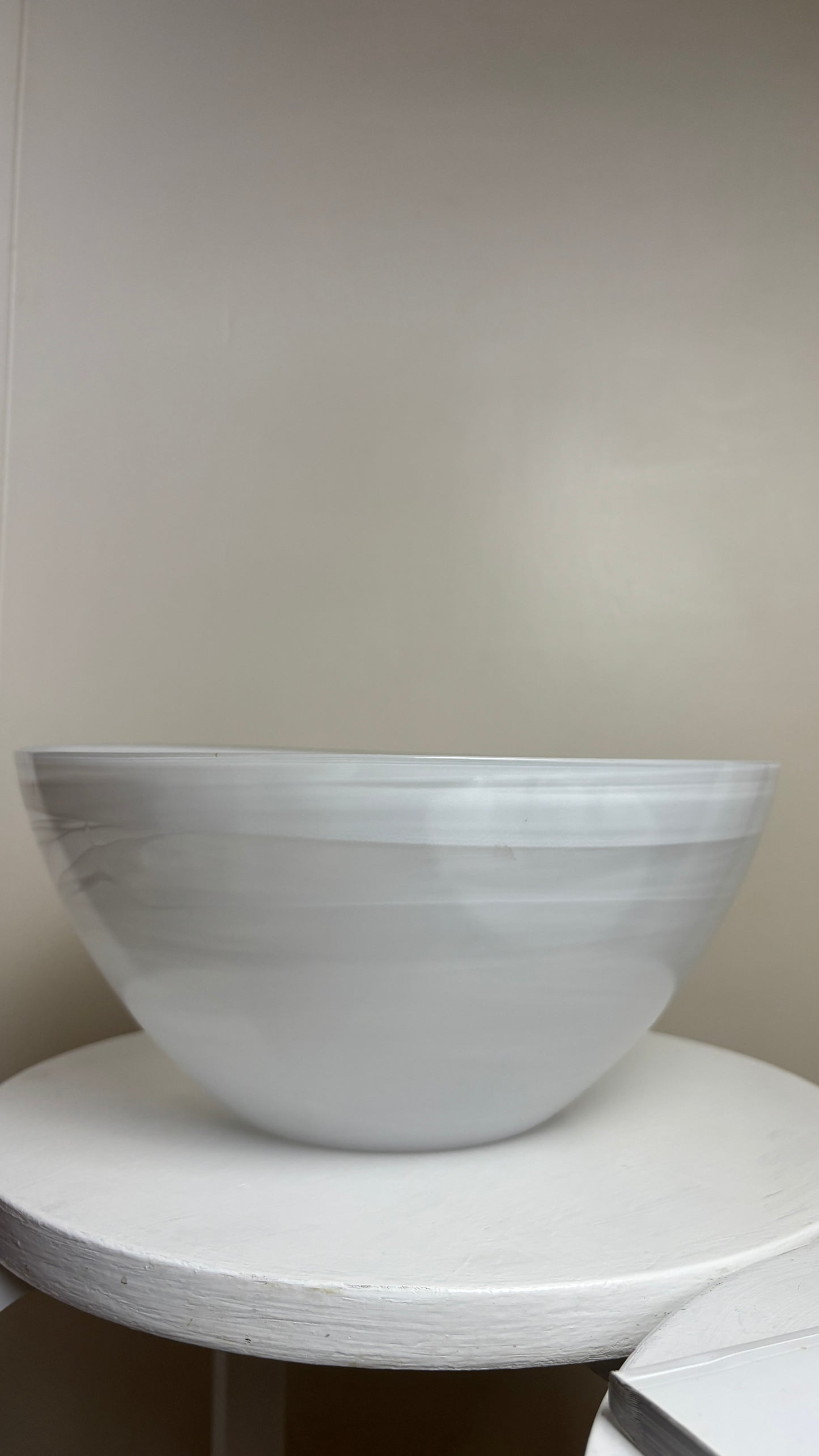 BOWL MARBLED GLASS