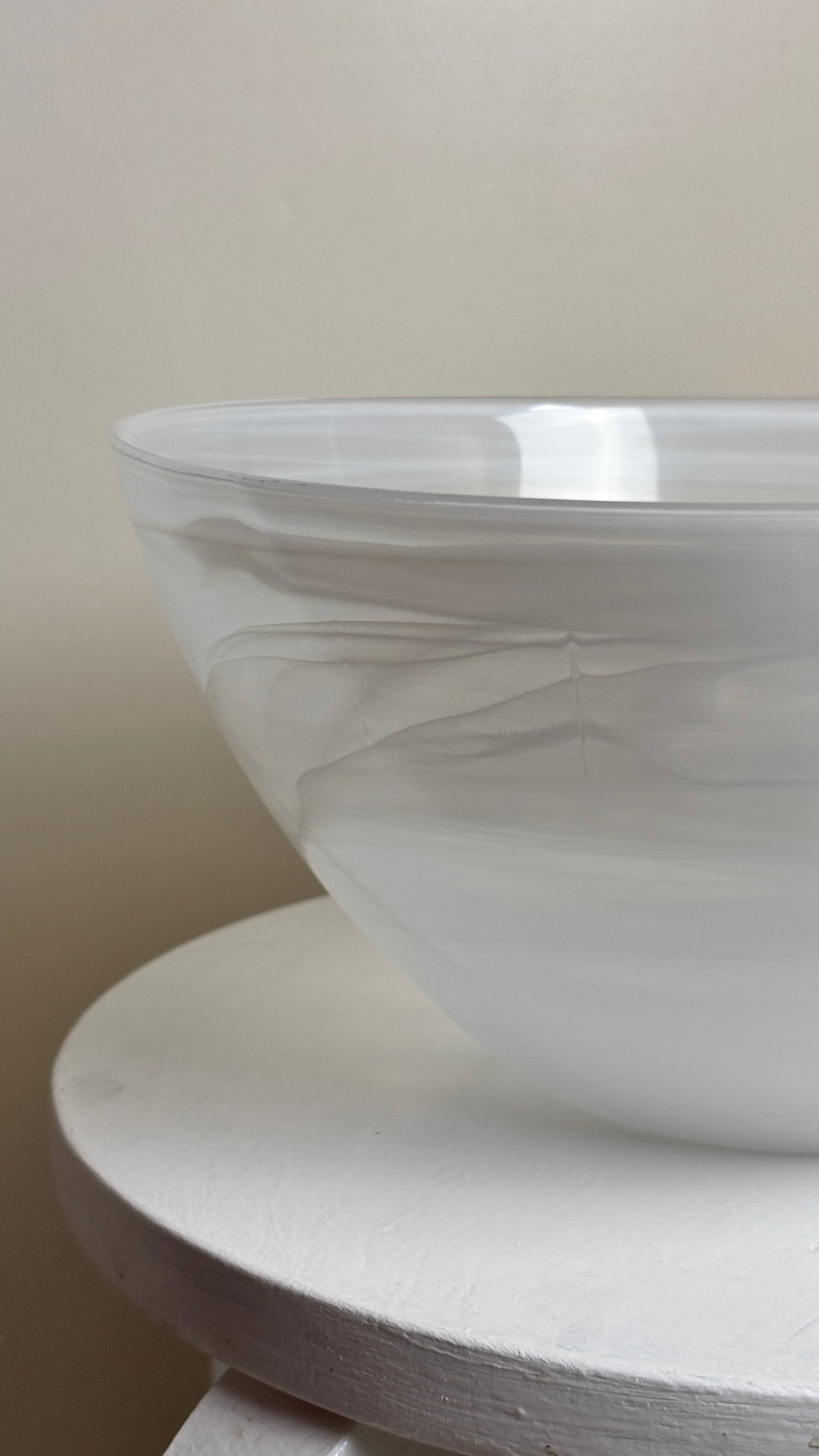 BOWL MARBLED GLASS