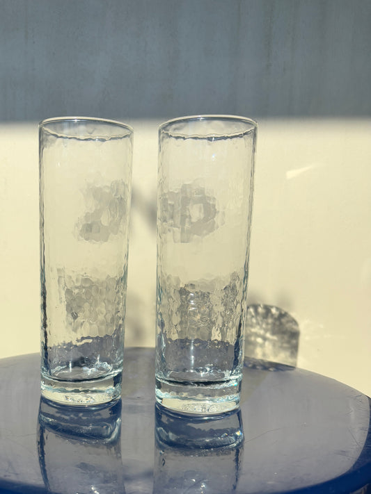 CHEVRON LONGDRINKS - set of 2