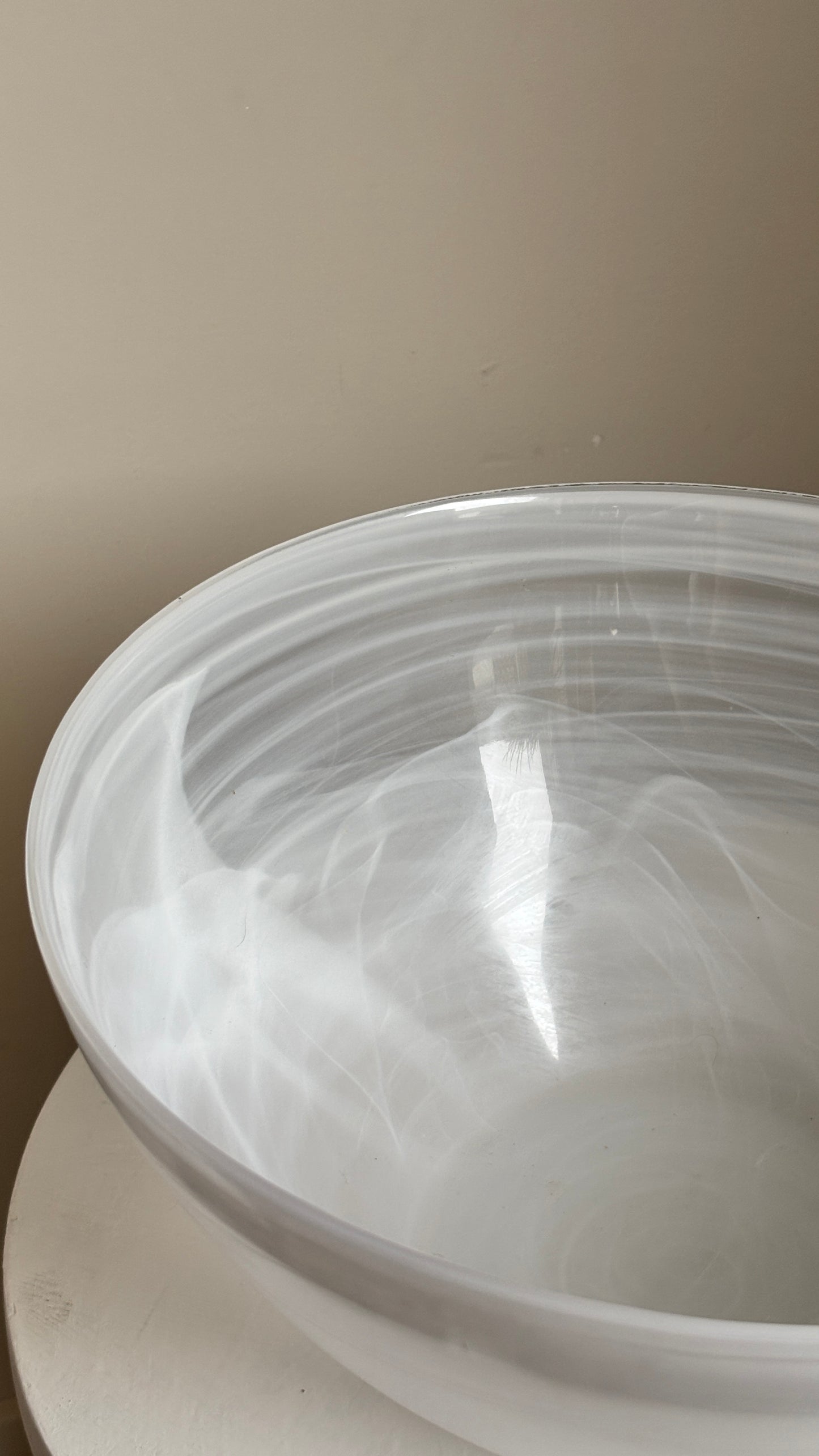 BOWL MARBLED GLASS