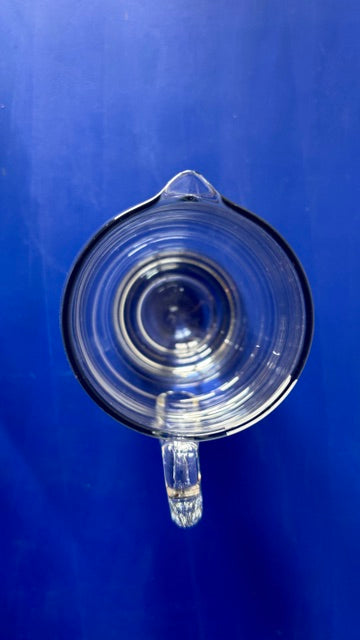 Clear glass carafe