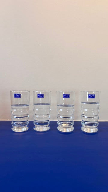 LONG DRINK RIBBLE GLASSES - set of 4