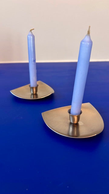 SCANDI FINE TRIANGULAR CANDLE HOLDER - set of 2