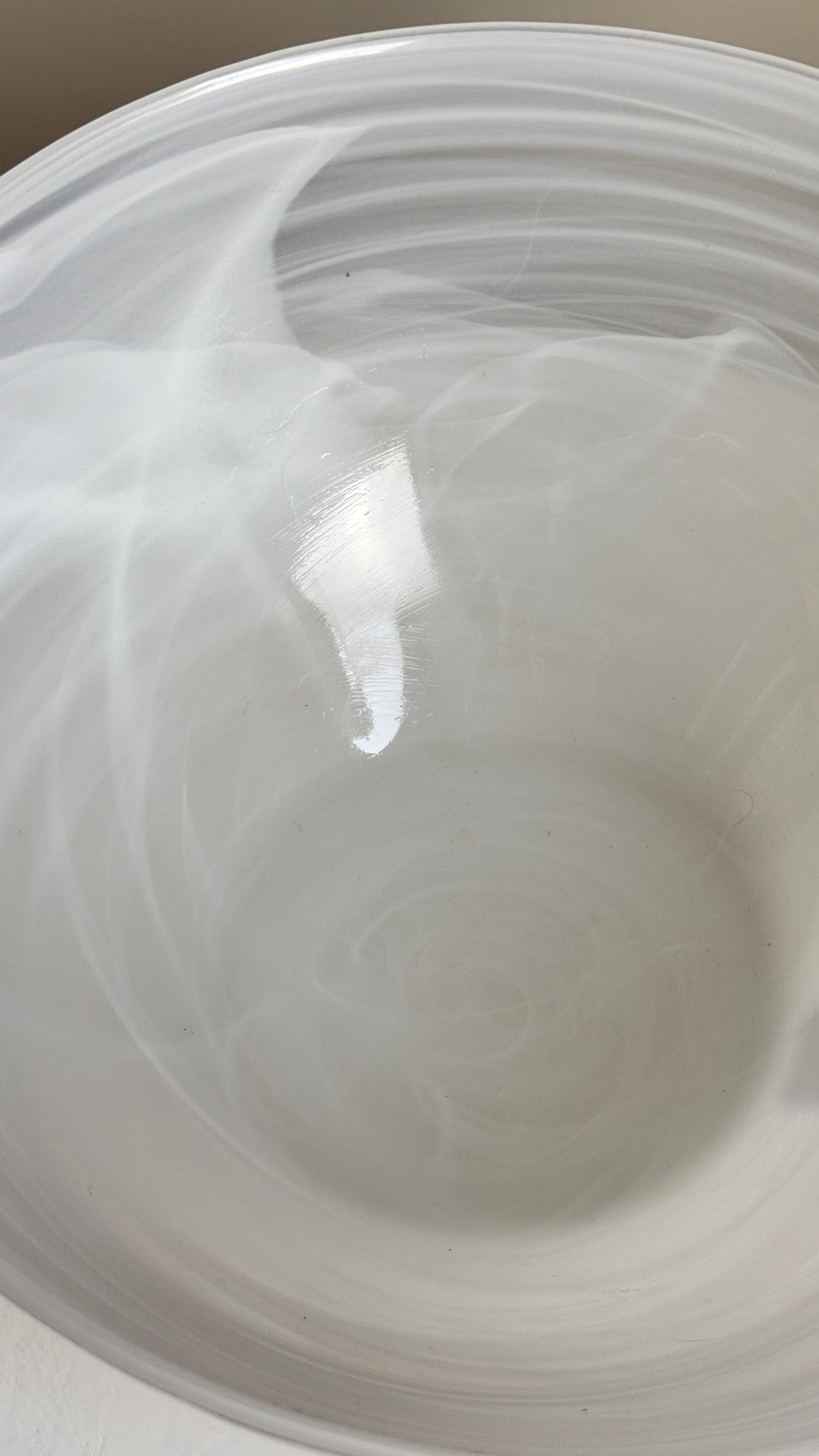 BOWL MARBLED GLASS