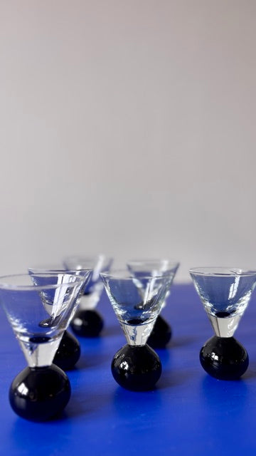 BALL SHOT GLASSES - set of 6