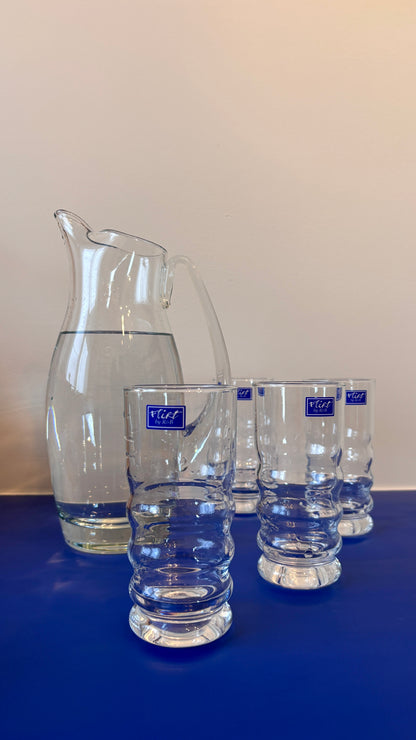 LONG DRINK RIBBLE GLASSES - set of 4